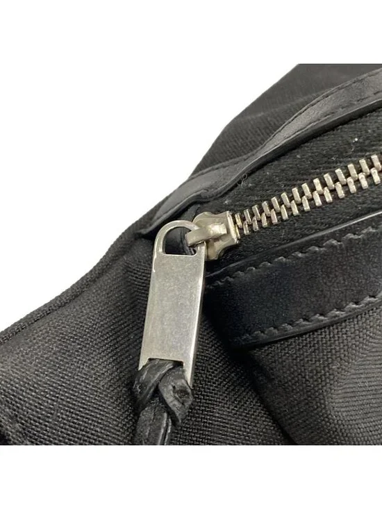 Saint Laurent Paris Waist Pouch Black Leather - Picture 11 of 15